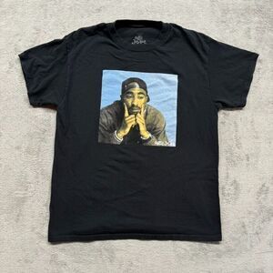 Poetic‎ Justice 2Pac T Shirt Mens Large Tupac Photo Print Rap Hip Hop Streetwear